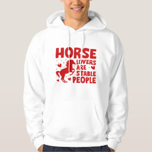 Pferdefreunde sind stabile Menschen Hoodie
