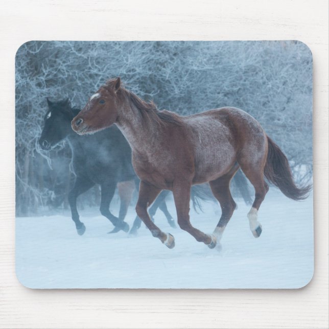 Pferdeführung Mousepad (Vorne)