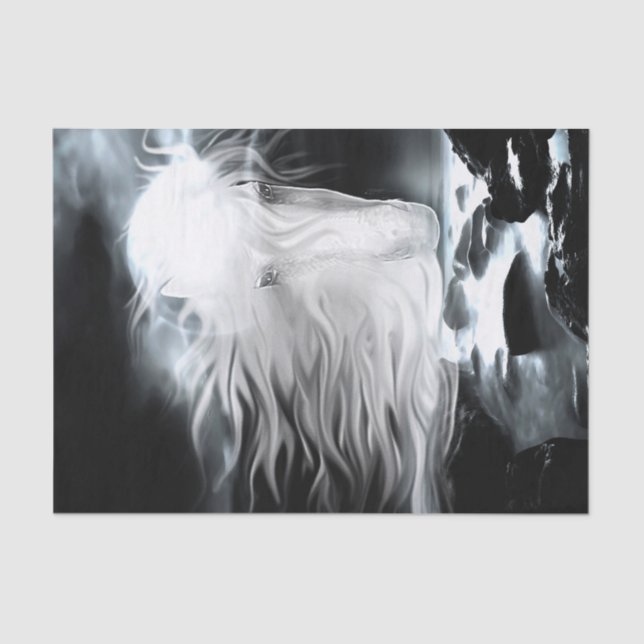 Pferdegeist Seidenpapier (Vorderseite)