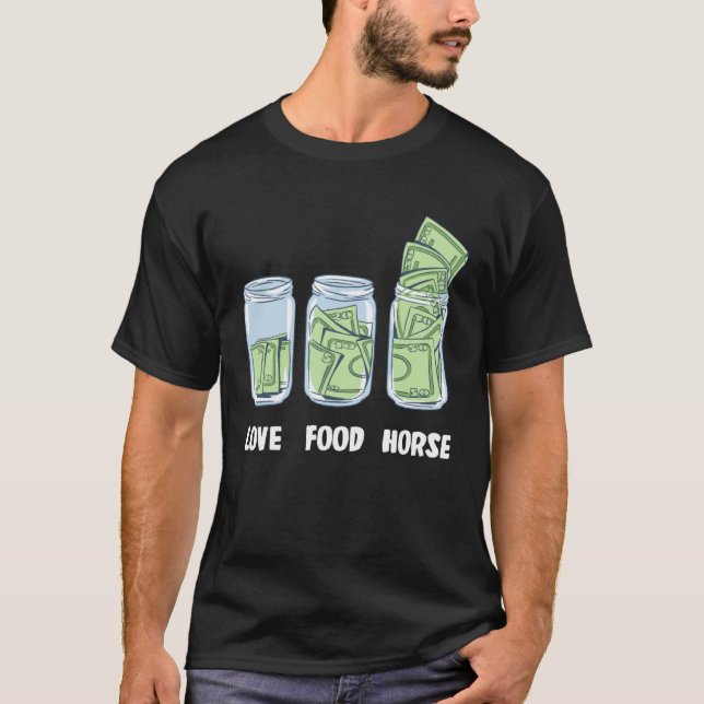 Pferdegeld Bank T-Shirt (Vorderseite)