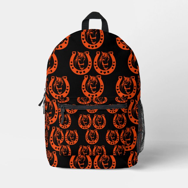 Pferdegeschenk Bedruckter Rucksack (Vorderseite)