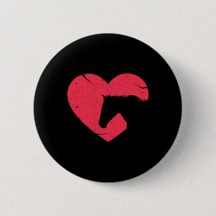 Pferdegeschenk für Mädchen und Frauen, die Liebe h Button