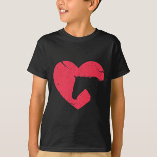 Pferdegeschenk für Mädchen und Frauen, die Liebe h T-Shirt