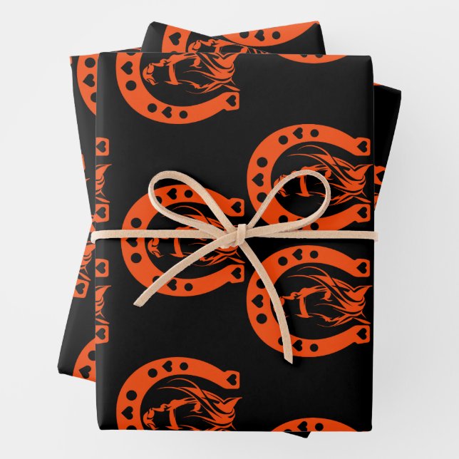 Pferdegeschenk Geschenkpapier Set (Beispiel)