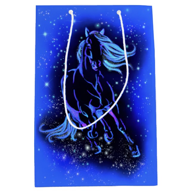 Pferdegeschenktasche Mittlere Geschenktüte (Vorderseite)