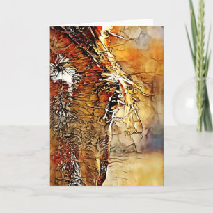 Pferdegesicht Abstrakt 1 Art Card Karte