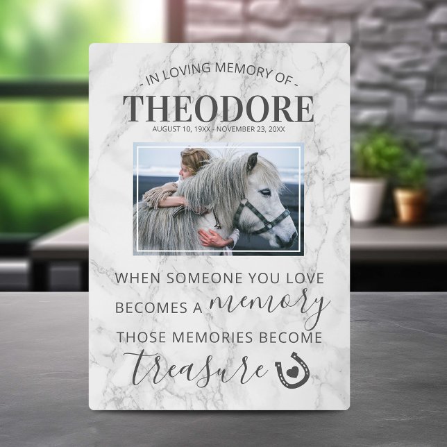 Pferdegeweihungsgeschenk - Foto Fotoplatte (Von Creator hochgeladen)