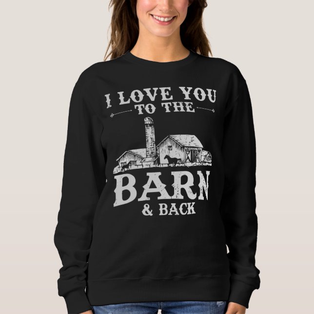 Pferdegrafik für Frauen und Männer Sweatshirt (Vorderseite)