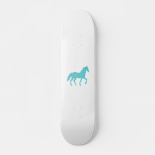 Pferdehengst, Mostang-Silhouette Skateboard