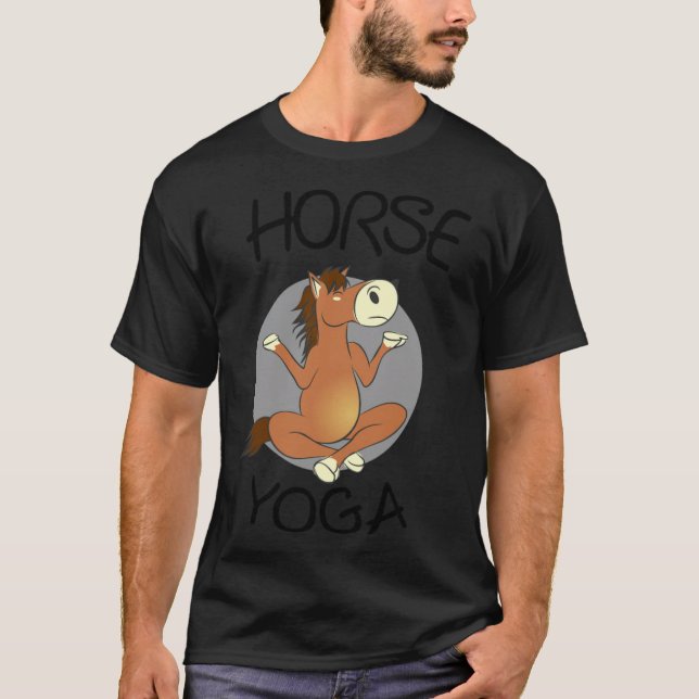 Pferdehufeisen-Western T-Shirt (Vorderseite)