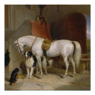 Pferdehunde Lieblinge Malerei Landseer Propert Poster