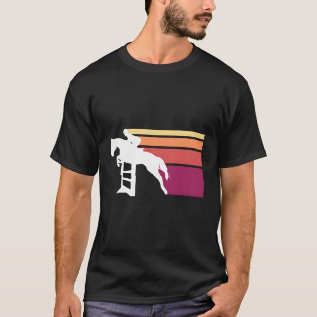 Pferdehüpfen T-Shirt (Vorderseite)