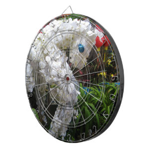 Pferdejahr   春 節 馬 ... Thema chinesische Blume Dartscheibe