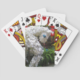 Pferdejahr   春 節 馬 ... Thema chinesische Blume Spielkarten