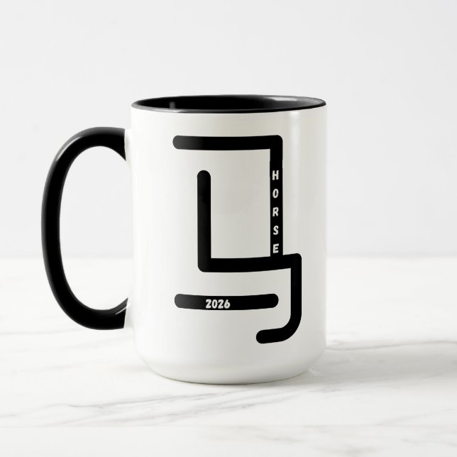 Pferdejahr 2026 tasse (Links)