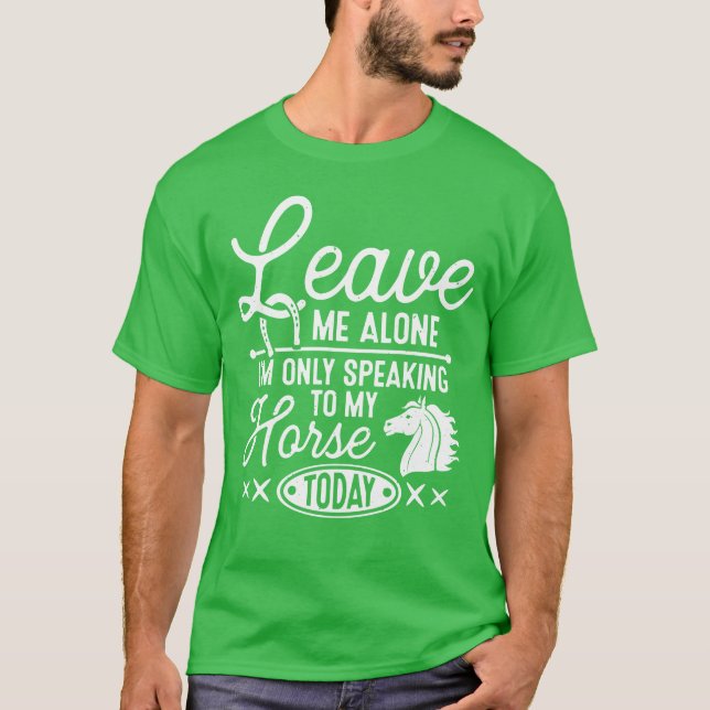 Pferdejunge Redewendungen T-Shirt (Vorderseite)