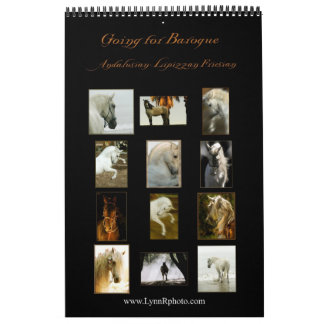 Pferdekalender - andalusisch, friesisches Lipizzan Kalender