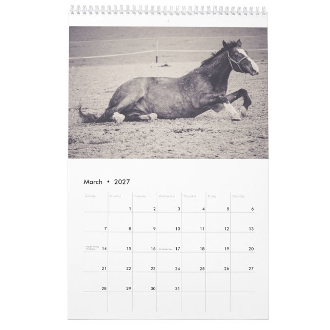 Pferdekalender... Kalender (Mär 2027)