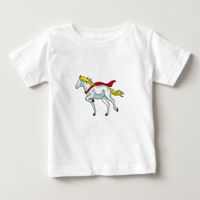 Pferdekap Baby T-shirt (Vorderseite)