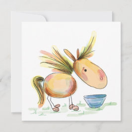 Pferdekarte, Geburtstagskarte für Pferdeliebhaber Feiertagskarte