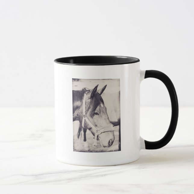 Pferdekopf 009 tasse (Rechts)
