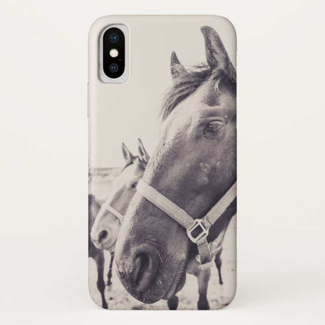 Pferdekopf 011 Case-Mate iPhone hülle (Rückseite)