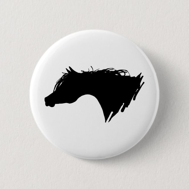 Pferdekopf Button (Vorderseite)