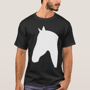 Pferdekopf-Silhouetten Pferde Reiten Equ T-Shirt