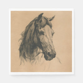 Pferdekopf (von Heywood Hardy) Serviette