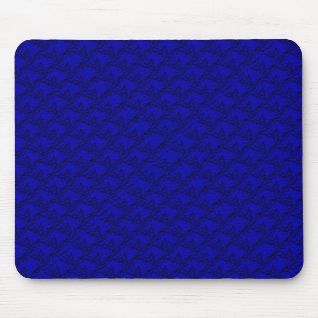 Pferdeköpfe in blauem Artdeco Mousepad (Vorne)