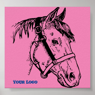 Pferdekopfposter Poster