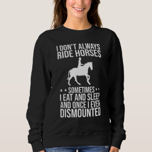 Pferdekunst für Männer Reiten Sweatshirt
