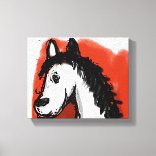 Pferdekunst Leinwanddruck