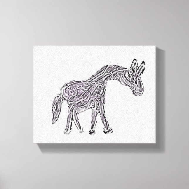 Pferdekunst Leinwanddruck (Vorderseite)