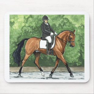 Pferdekunstdressage-Pferdebucht-Trotten Mousepad