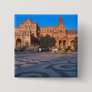 Pferdekutsche auf der Plaza de Espana in Button