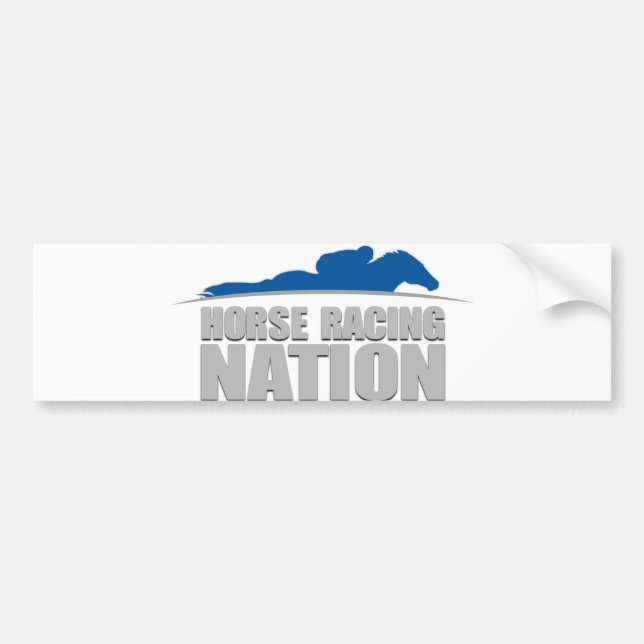 Pferdelaufennations-Autoaufkleber Autoaufkleber (Vorne)