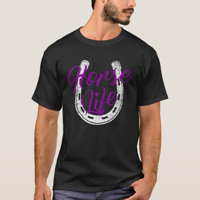 Pferdeleben T-Shirt (Vorderseite)