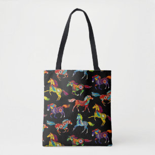 PferdeLeinwand-Taschen-Tasche