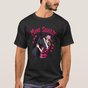 Pferdeliebhaber Cowgirl Western Rodeo Reiten T-Shirt
