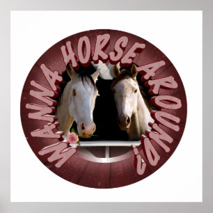 Pferdeliebhaber Poster