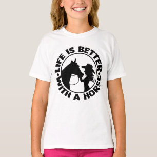 Pferdeliebhaber Reitsport Cowgirl Country Western T-Shirt