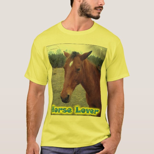 Pferdeliebhaber T-Shirt (Vorderseite)