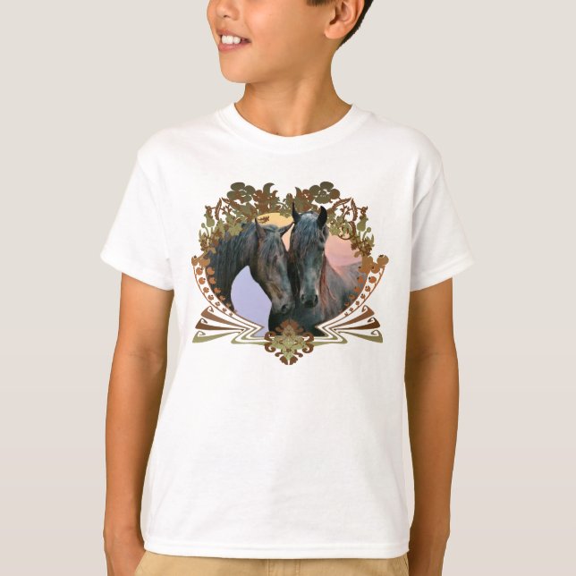 Pferdeliebhaber T-Shirt (Vorderseite)