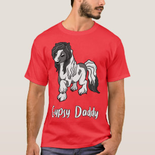 Pferdeliebhaber-Zigeuner-Papa T-Shirt