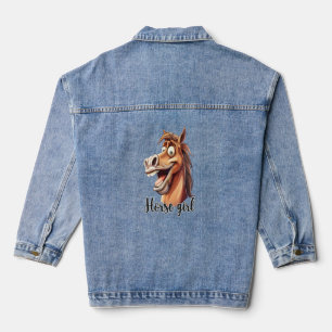 Pferdemädchen Jeansjacke
