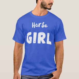 Pferdemädchen Pferd T-Shirt