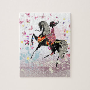 Pferdemädchen Puzzle