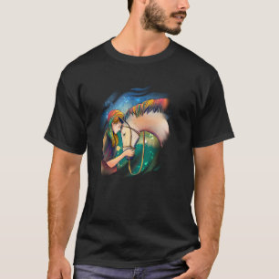 Pferdemädchen Tierliebhaber Pferdeliebhaber Kunst T-Shirt