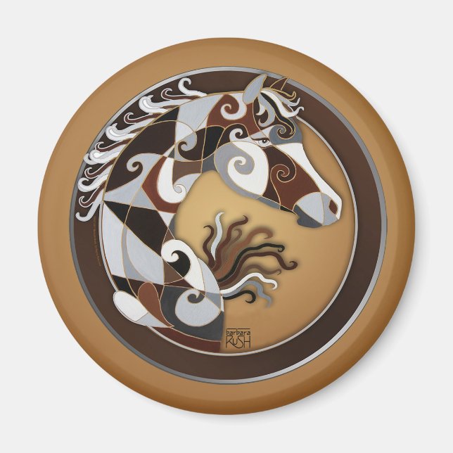 Pferdemagnet Magnet (Vorne)